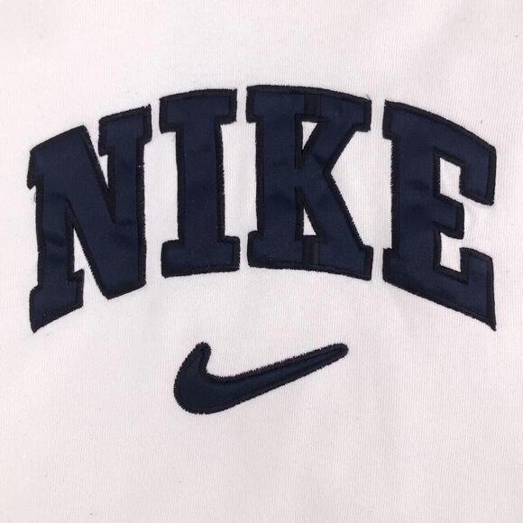 90s Nike center check center swoosh hoodie 1990s vintage - Picture 2 of 4